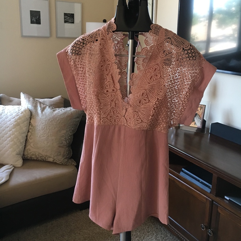 Blush Pink Romper